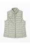 Nevavm Women's Stand Collar Inflatable Vest with Difference in Thickness - 6