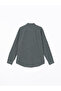 Nevavm Regular Fit Long Sleeve Dobby Men's Shirt with Difference - 6