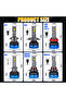 H7 6000K Cold White K5C H7 LED 30000LM Canbus Headlights H1 H4 H11 9012 HIR2 H8 9005 9006 HB3 HB4 Ca - 6