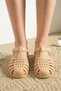 Nut Women's Children's Sea Shoes Beach Pool Rafting Gel Look Striped Non-Slip Sole Sandals 309 - 6