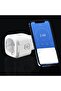 Smart Wifi Socket, Smartphone App, Compatible with Alexa and Google Assistant, Energy Monitoring, 16 - 2