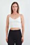 Stone Embroidered Strap Bustier - 6