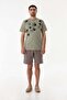 A Embroidered Waist Tie Pocket Shorts