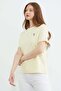 Dog Embroidered Crew Neck T-Shirt - 4