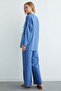 Linen Kimono with Tie Front, 2 Piece Set - 8