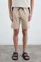 Text Printed Colorful Garnished Zippered Pocket Shorts - 6