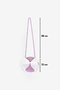 Lilac White Bow Girl's Straw Bag - 3