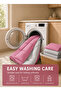 Stripe Reversible  Comforter Set- Ultra Soft  Microfiber Fabric, Soft Siliconized Fiber Filling - 6