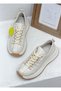 D26Ya-3905 Genuine Leather Women's Sports Shoes 5cm Padded Sole Comfortable Daily Shoes - 4