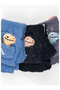 95% Nylon 5% Spandex, Boys' Soft Cover Cut Gloves (Ages 4-8) - 7