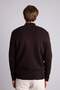 Standard Fit Regular Cut Mock Neck Half-Zip Basic Plain Knit Sweater A5184AX24AU - 5