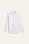 100% Linen Relax Fit Polo Collar Woven Long Sleeve Shirt G0856Ax26Sm - 4