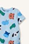 100% Cotton Animal Printed 2-Piece Pajama Set Light Blue Baby Boy H7902A526Hs - 6