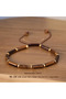 Tiger's Eye Natural Stone Macrame Bracelet |   Adjustable Real Natural Stone Unisex Women's Men's Handmade Bracelet - 5