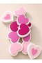 5Pcs Two Hole Heart Handle -6.4-9.6-12.8 cm Baby Child Teen Room Handles Cabinet Drawer Handle - 5