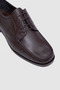 Men's Brown Genuine Leather Lace-Up Rok Shoes [Tg136033] - 3