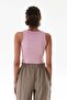 Basic Ribbed Halter Neck Modal Body - 4
