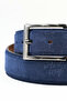 Genuine Suede Leather Men's Belt 3.5 cm Original Classic Fabric Trouser Belt - 2