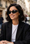 Women's uv400 rectangle sunglasses silver detail 25-16 c2 - 3