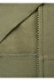 Boy's Khaki Embroidered Front Ribbed Pocket Zippered Stand Collar Sweatshirt - 3