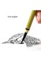 Fine Tip Tahrir Brush Set, High Quality, Wolf Hair, 3 Different Sizes, China, Ceramics, Brush Pen, Flower Drawing - 2