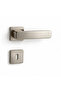 Pimador Alaca Door Handle with Square Badge Inox Oda