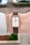 Kasaza Rose Cord Burgundy Color Women's Watch Same as Pictured - 2