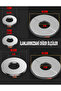 7X3.5Cm X2 Pieces Self Adhesive Stainless Steel Tap and Pipe Badge Segmented Snap Closure Ring - 3