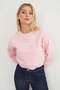 3 Thread California Letter Print Crop Sweatshirt - 6