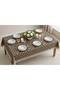 Beige and White Picnic Mat - Stain-Proof, Polka Dot Pattern, Tableware Cloth, 160X160 - 2