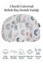 100% Cotton Anti-Sweat Baby Head Support Pillow Universal Stroller Baby Carriage and Car Seat Travel Pillow Oeko-Tex ®   Certified - 3