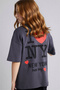 100% Cotton I Love Ny Oversized T-Shirt for Girls G9588A826Sm - 4