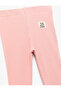 Cotton Camisole Rib Detailed Ankle Length Leggings - 6