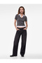 Double Fabric Layered Slim Fit Short Sleeve Shirt Detailed T-Shirt
