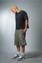 شورت رجالي من Green Leopard Script Jorts - 7