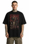 Unisex Antennas to Hell Written T-Shirt, Oversize Rock Band Slipknot Themed Crew Neck T-Shirt