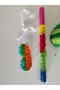 M green 1Set/BOX Cactus Pinata with Blindfold Bat Piñata Fiesta Cactus Pinata for Birthday Party, M - 2