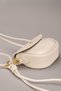 Cream Cover Micro Women's Shoulder and Crossbody Bag – Adjustable Drawstring Strap, Gold Metal Detail - 4