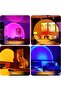 ضوء غروب الشمس الأسود LED مع جهاز تحكم عن بعد، ضوء ليلي 16 لونًا، ضوء شمس RGB - 4