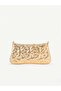 Women's Star Embroidered Chain Strap Shoulder Bag - 3
