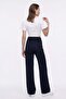 High Waist Flowy Palazzo Pants - 3