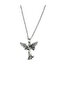 Unisex Necklace with Winged Angel Figure – Guardian Spirit and Elegance Themed Accessory with 60 cm Chain