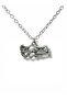 Ataturk Signed Turkey Map Figured Necklace – Silver Color 60 cm Chain Unisex Design