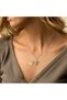 Patterned Heart Gold Model 316L Stainless Steel Picture Necklace with Openable Lid - 4