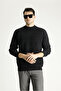 Half Turtleneck Slim Fit Slim Fit Patterned Wool Knitwear Sweater