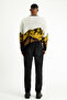 Regular Fit Standard Cut Lycra Denim Trousers - 7