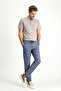 Slim Fit Slim Fit Elastic Waist Drawstring Patterned L Stretch Fabric Jogger Pants