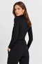 Women's Black Bow Blouse - 7