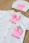 White Stoned Luxury Baby Jumpsuit Great Set for Mawlid and Special Occasions STL6491 - 3