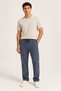 Men's Elastic and Adjustable Lace-Up Waist Relaxed Fit Straight Leg Jogger Pants - 2